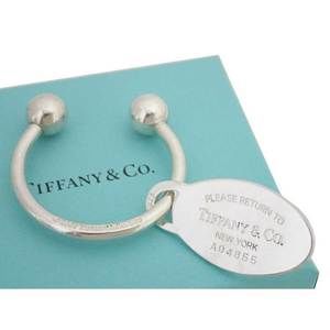 Tiffany Return to Tiffany Key Ring Silver